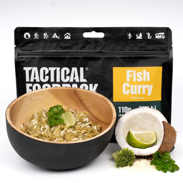 Tactical Foodpack - Fish Curry and Rice (Fischcurry mit Reis)