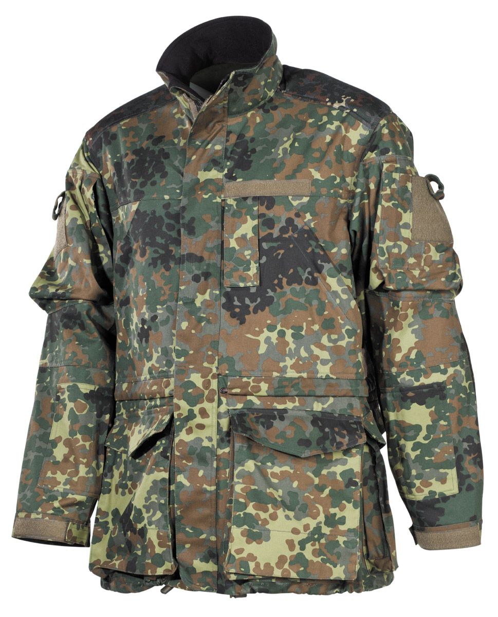 Image of BW Kampfjacke, Einsatz/Übung, lang, flecktarn