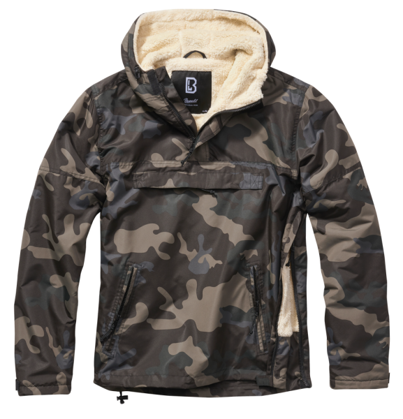 Brandit - Sherpa Windbreaker darkcamo