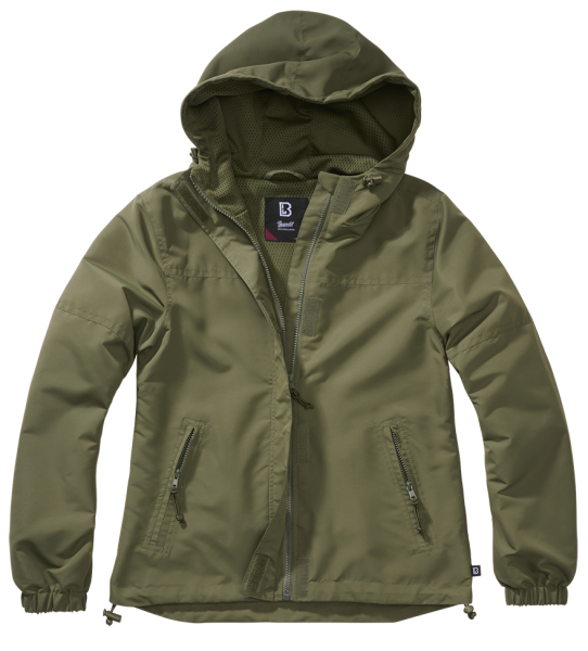 Brandit - Women Summer Frontzip Windbreaker olive