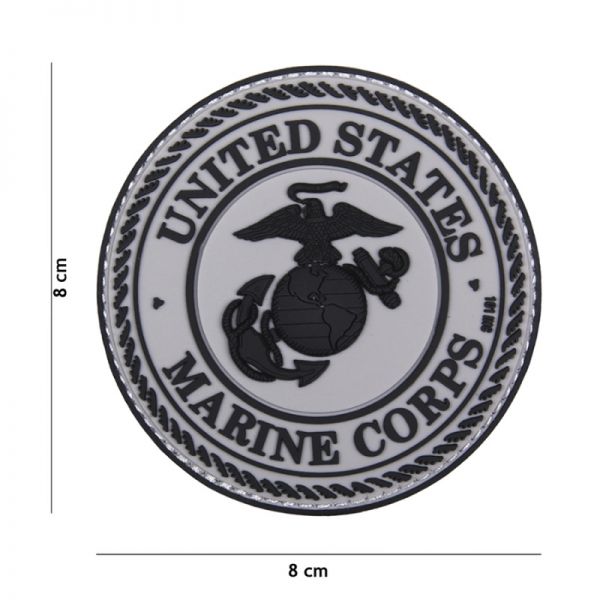 Klettabzeichen United States Marine Corps - grau