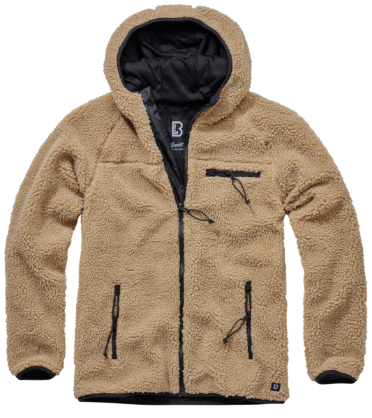 Brandit - Teddyfleece Worker Jacket camel