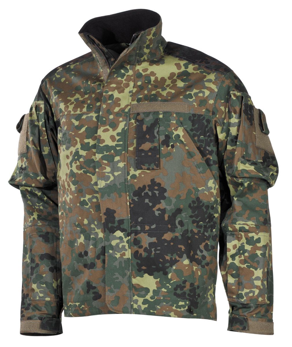 Image of BW Kampfjacke, Einsatz/Übung, kurz, flecktarn