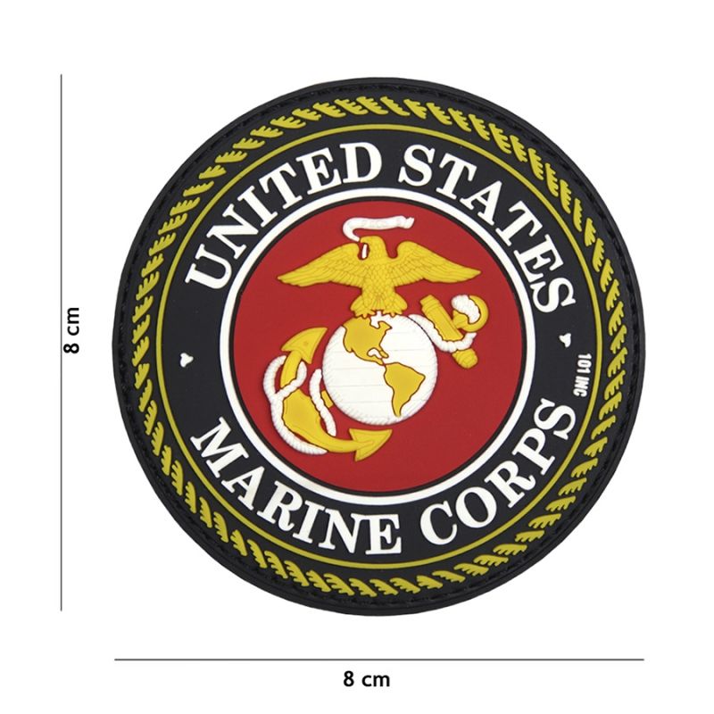 Image of Klettabzeichen United States Marine Corps - rot