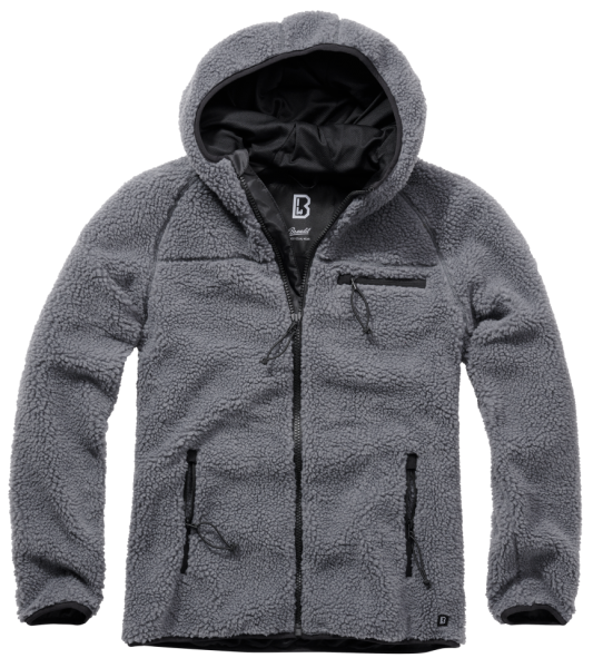 Brandit - Teddyfleece Worker Jacket anthracite