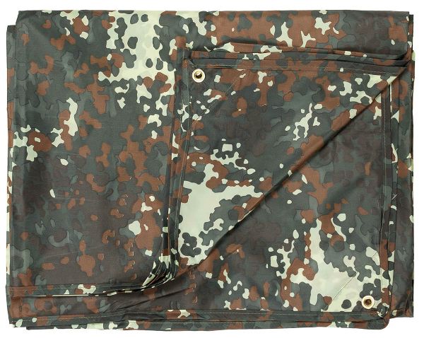 Mehrzweckplane, &quot;Tarp&quot;, flecktarn, ca. 200 x 300 cm