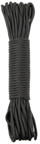 Fallschirmleine, schwarz, 50 FT, Nylon