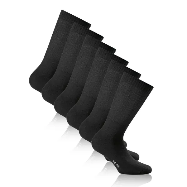 Rohner Socken - Sport schwarz (3er Pack)