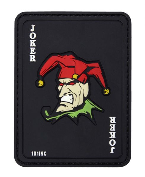 Klettabzeichen Joker - farbig