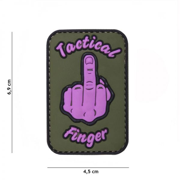 Klettabzeichen Tactical Finger - pink