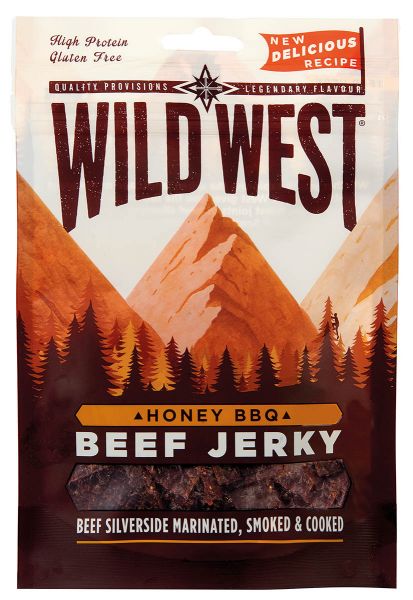 Wild West, Beef Jerky Honey BBQ, 60 g