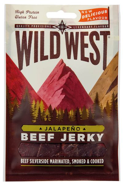 Wild West, Beef Jerky Jalapeno, 60 g