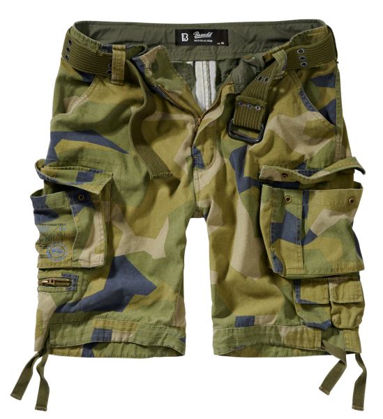 Brandit - Savage Vintage Shorts swedish camo M90