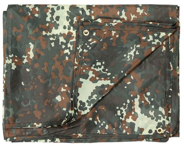 Mehrzweckplane, &quot;Tarp&quot;, flecktarn, ca. 300 x 300 cm