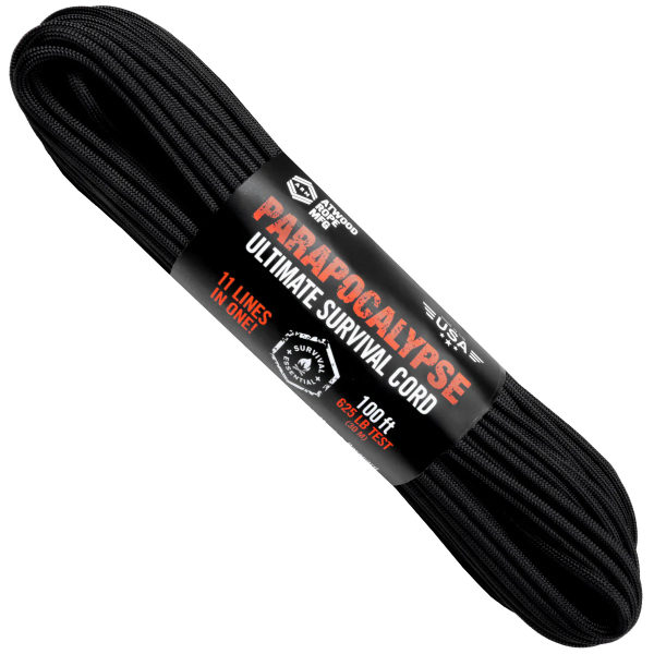 Atwood Rope MFG - Parapocalypse Ultimate Survival Cord 15m (schwarz)