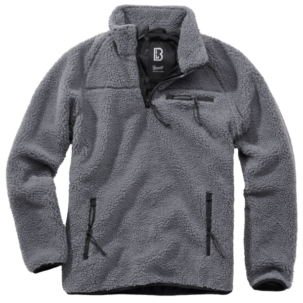 Brandit - Teddyfleece Troyer anthracite