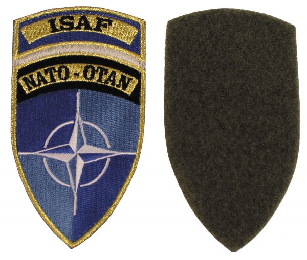 Klettabzeichen, &quot;ISAF&quot;, NATO-OTAN, neuw.