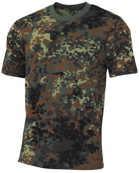 Kinder T-Shirt, &quot;Basic&quot;, flecktarn, 140-145 g/m²