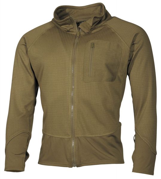 US Unterziehjacke, &quot;Tactical&quot;, coyote tan