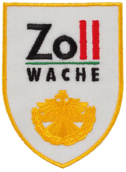 Österr. BH Stickabzeichen, &quot;Zoll Wache&quot;, Typ II, neuw.