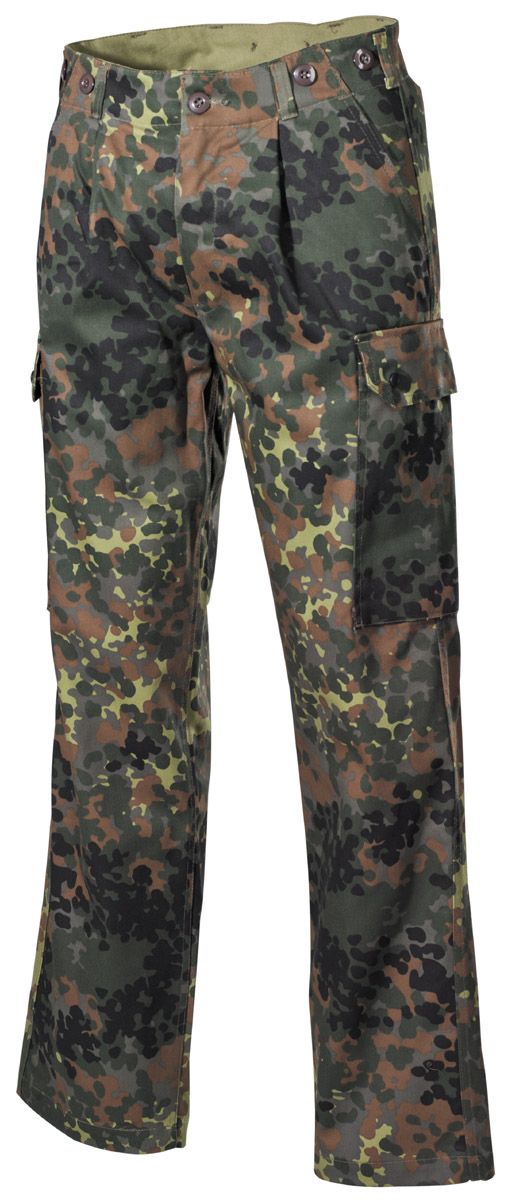 BW Feldhose, flecktarn, 5 Farben, gr. Grössen, nach TL