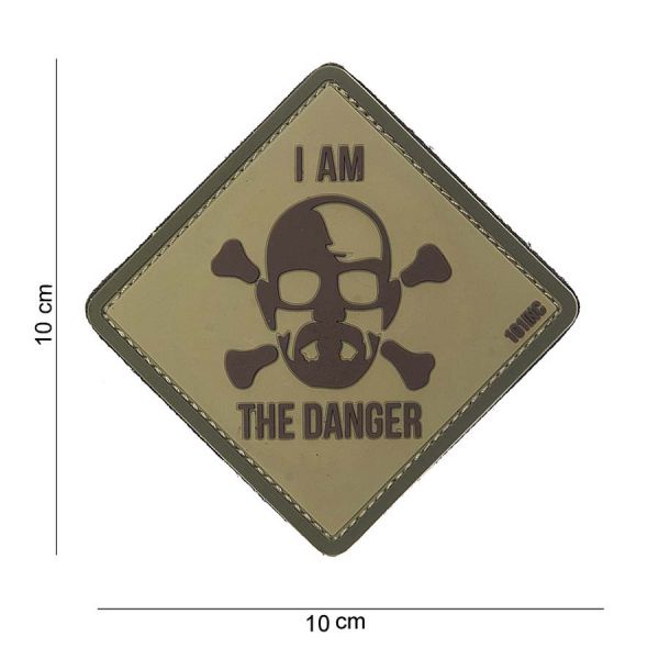 Klettabzeichen I Am The Danger - grün