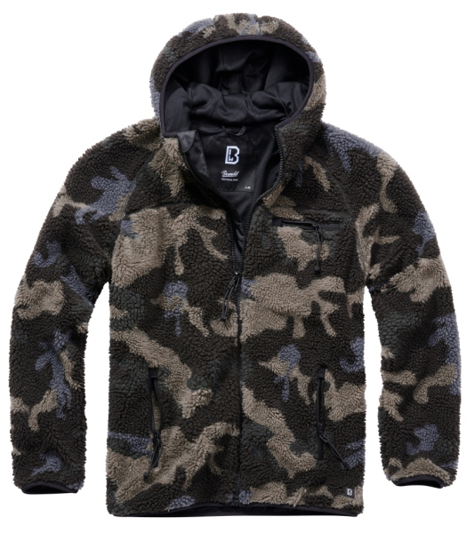 Brandit - Teddyfleece Worker Jacket darkcamo