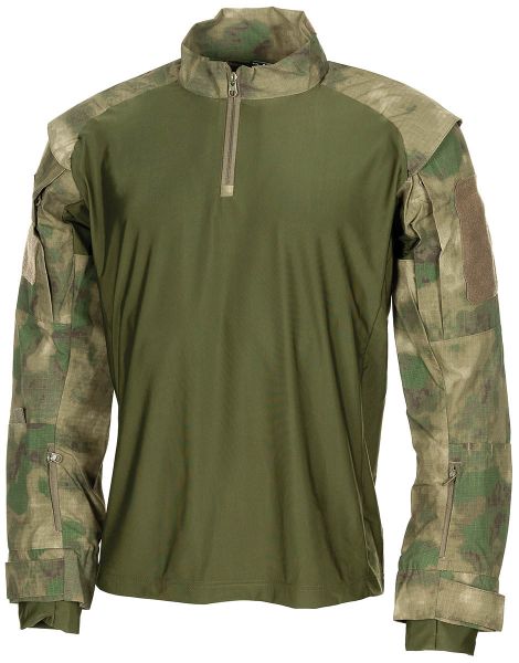 US Tactical Hemd, langarm, HDT-camo FG