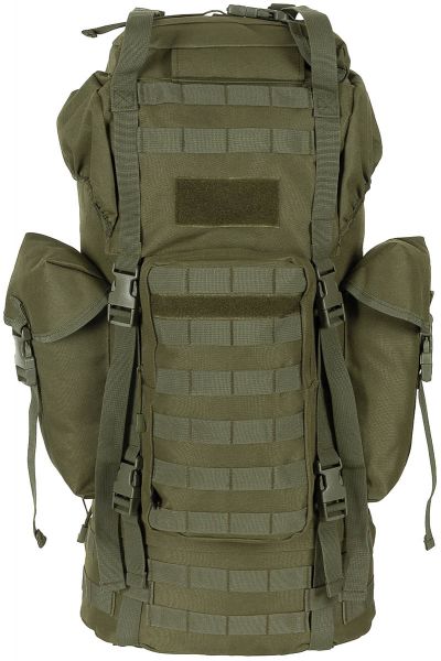 BW Kampfrucksack, &quot;MOLLE&quot;, 65 l, Alu-Aussteifung, oliv