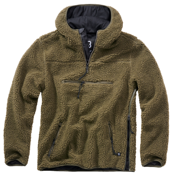 Brandit - Teddyfleece Worker Pullover olive