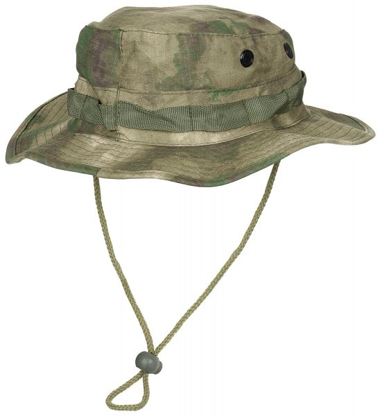 US GI Buschhut, mit Kinnband, GI Boonie, R/S, HDT-camo FG