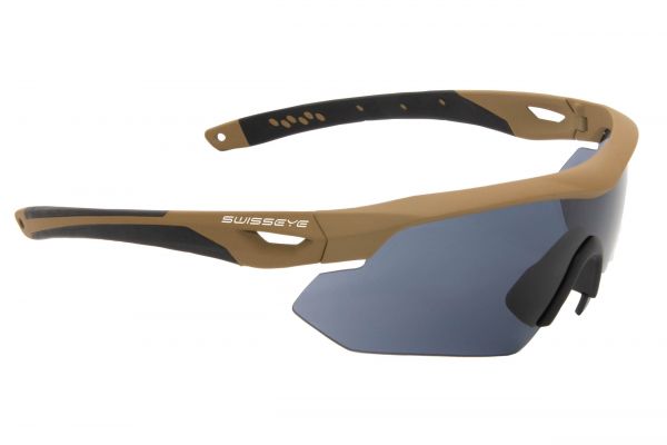 Swisseye Tactical - Brille Nighthawk rubber brown