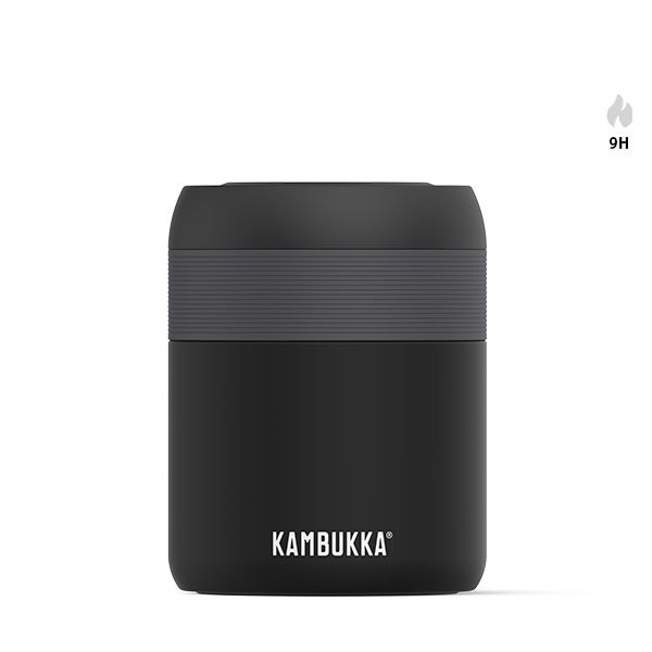 Kambukka - Bora Speisebehälter Matte Black (600ml)