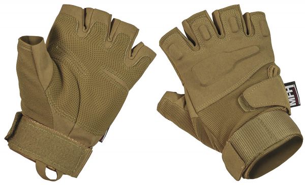 Tactical Handschuhe,&quot;Pro&quot;, ohne Finger, coyote tan