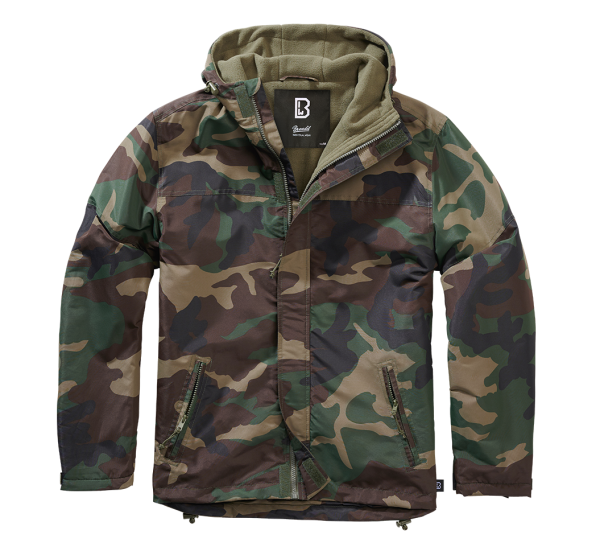 Brandit - Frontzip Windbreaker woodland