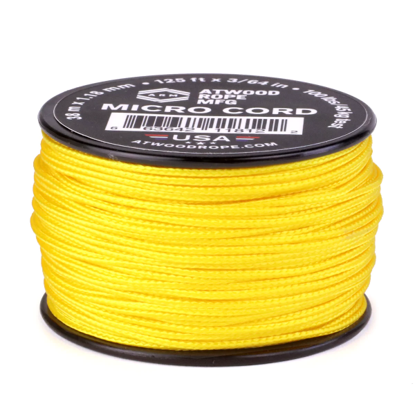 Atwood Rope MFG - Micro-Cord 1,18 mm (gelb)