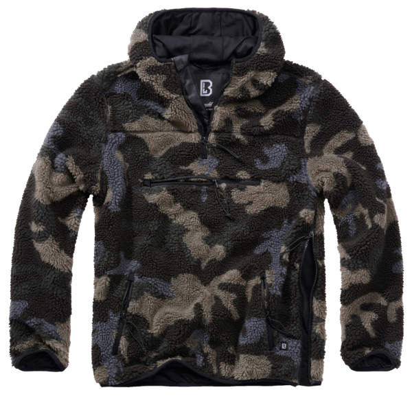 Brandit - Teddyfleece Worker Pullover darkcamo