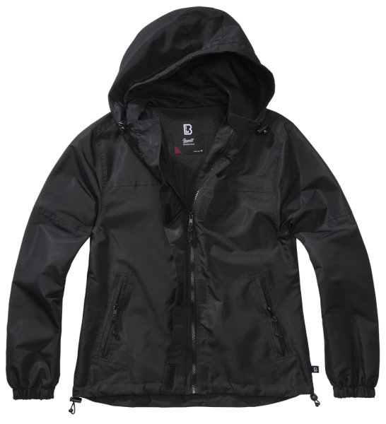 Brandit - Women Summer Frontzip Windbreaker black