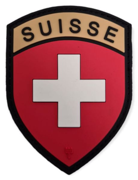 Klettabzeichen Suisse - rot