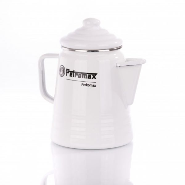 Petromax - Perkolator Perkomax Stahl 1,3 Liter (weiss)