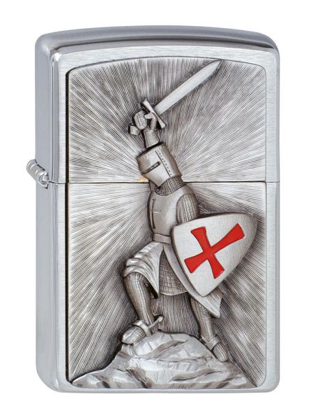 Zippo Feuerzeug - Tempelritter Siegerpose